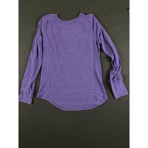 Tek Gear DryTek Purple Long Sleeve Activewear Top Thumbholes Women’s M